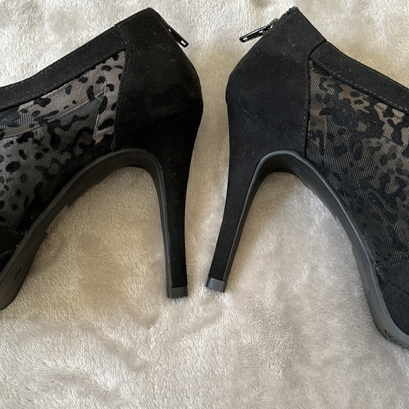 MODA black open toed heel 8 - Picture 10 of 11